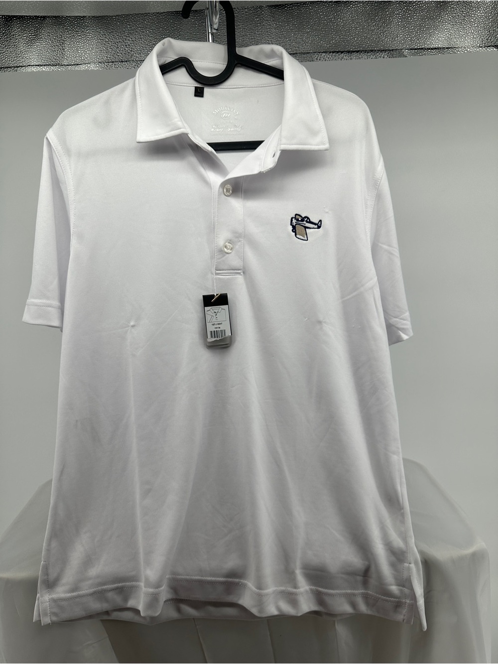 NWT Monterey Club white polo shirt